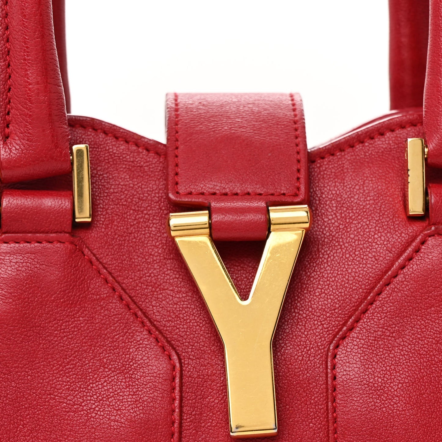Sheepskin Small Cabas ChYc Rouge Orient