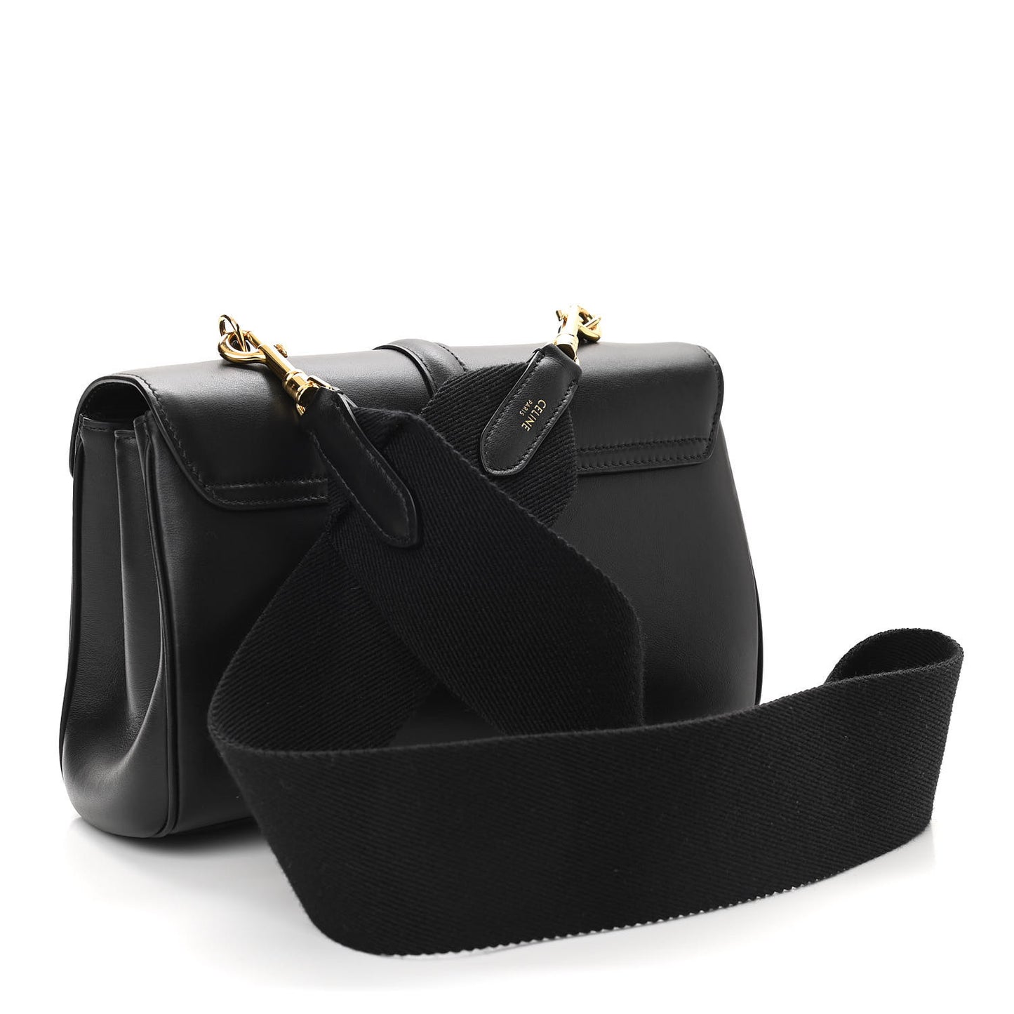 Smooth Calfskin Teen 16 Crossbody Bag Black
