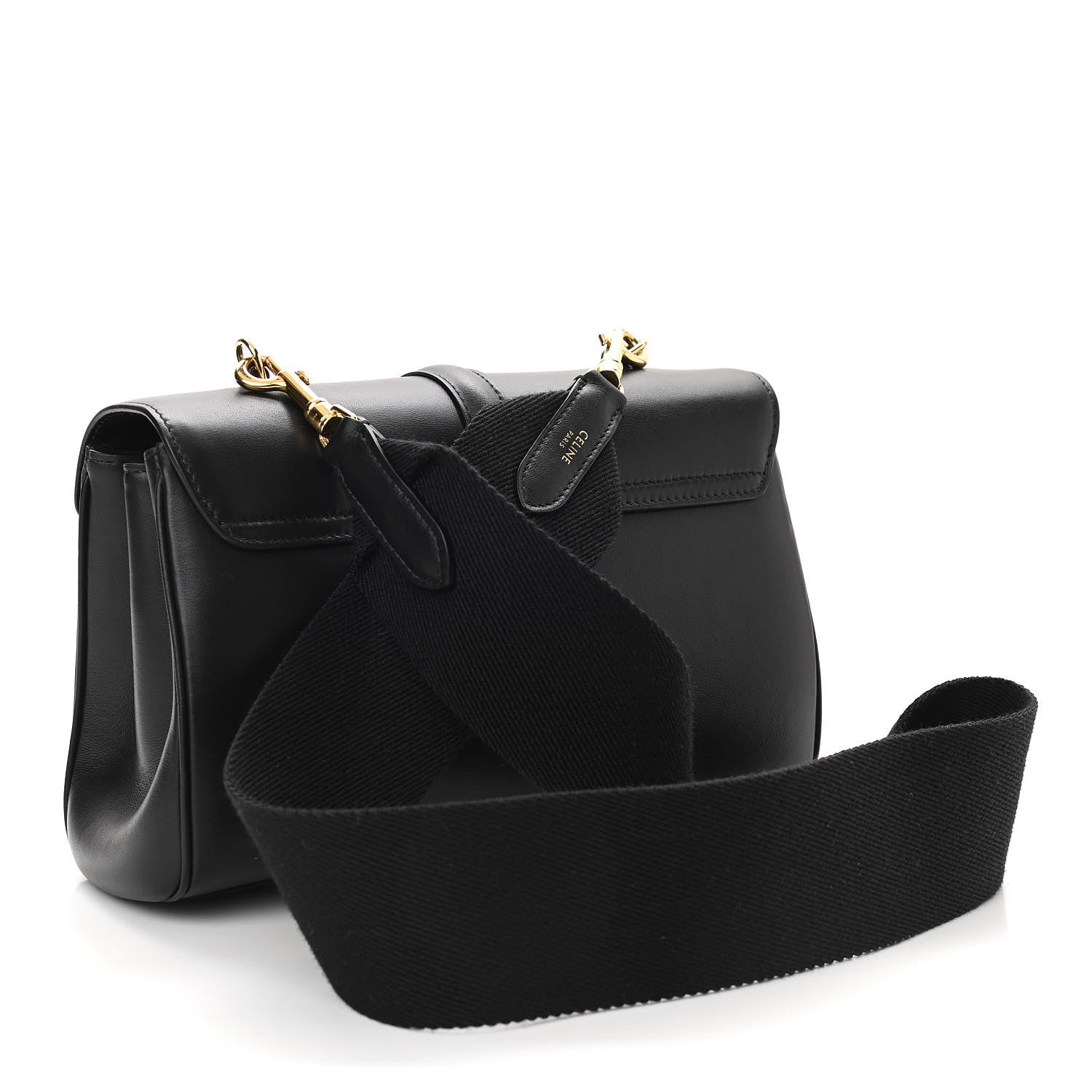 Celine Smooth Calfskin Teen 16 Crossbody Bag Black 3 of 12