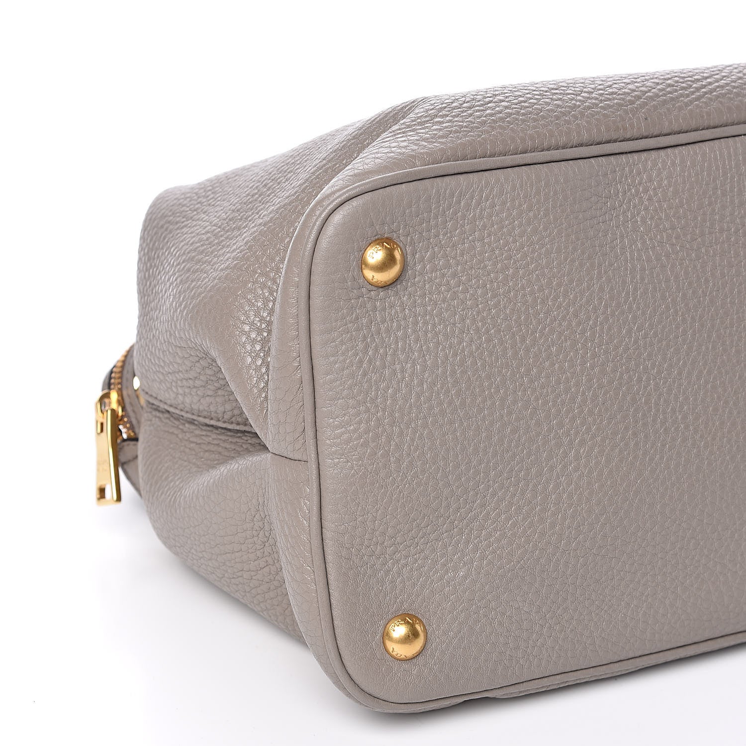 Prada Vitello Daino Top Handle Dome Tote Argilla 8 of 11