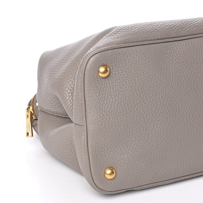 Prada Vitello Daino Top Handle Dome Tote Argilla 8 of 11
