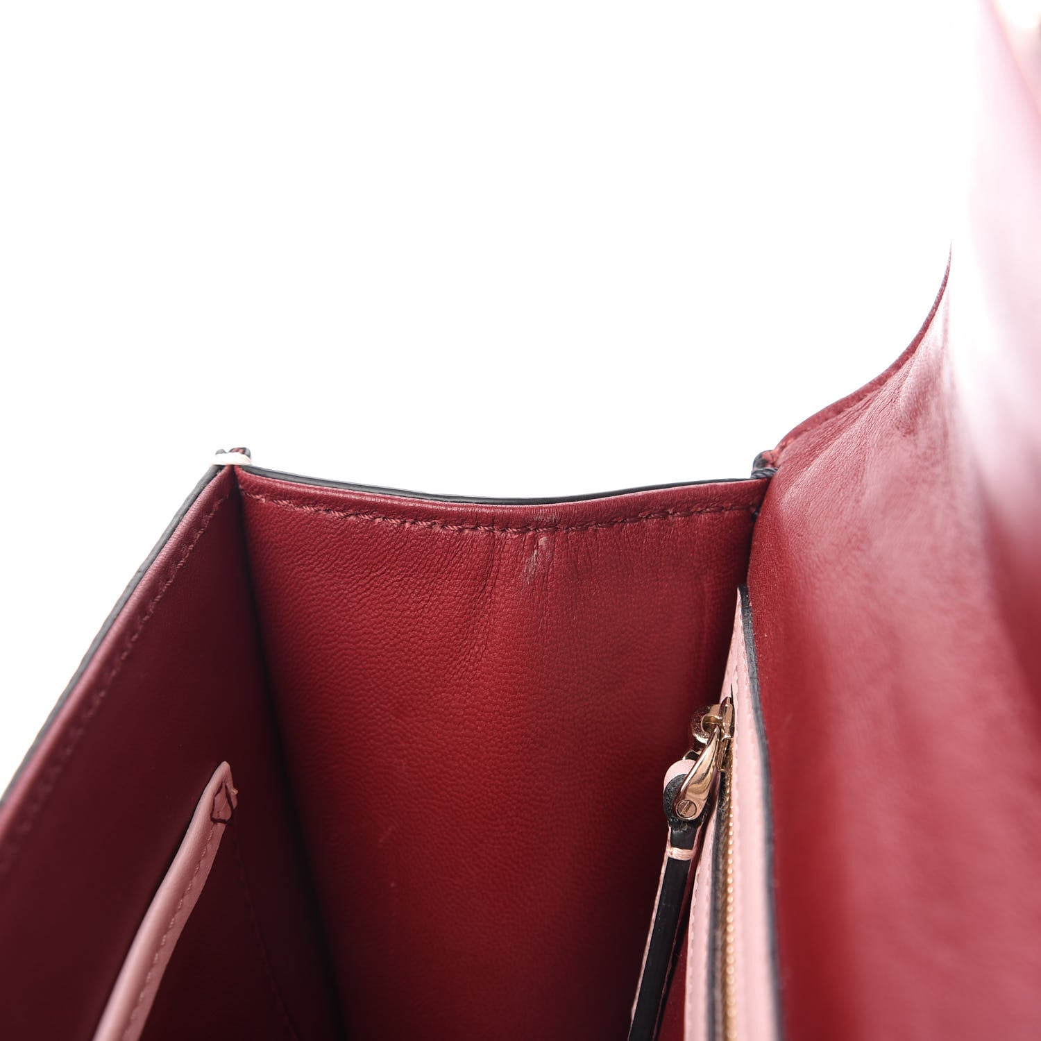 Valentino Garavani Vitello Small Glam Lock Rockstud Flap Light Ivory Water Rose Marine Rubin 18 of 19