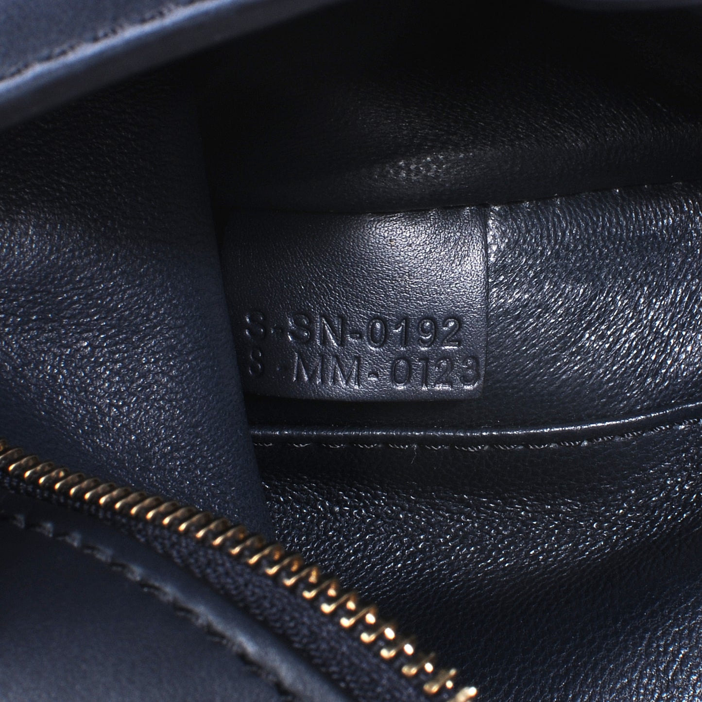 Smooth Calfskin Nano Luggage Navy
