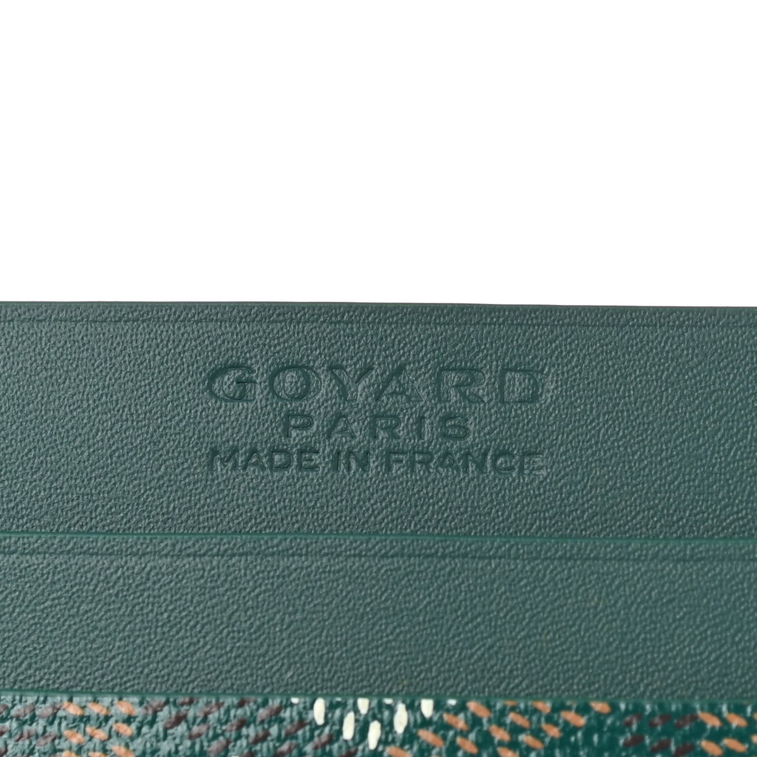Goyard Goyardine Saint Sulpice Card Holder Green 6 of 8
