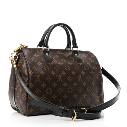 Louis Vuitton Monogram My World Tour Speedy Bandouliere 30 Black 3 of 14