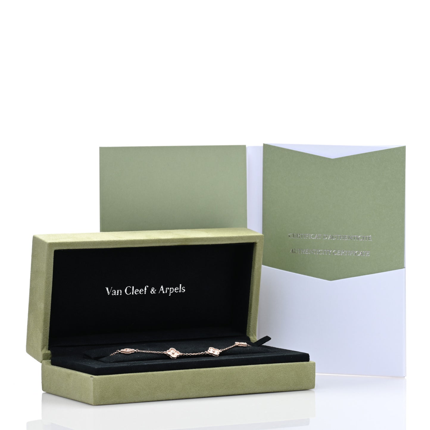 18K Rose Gold 6 Motifs Sweet Alhambra Bracelet