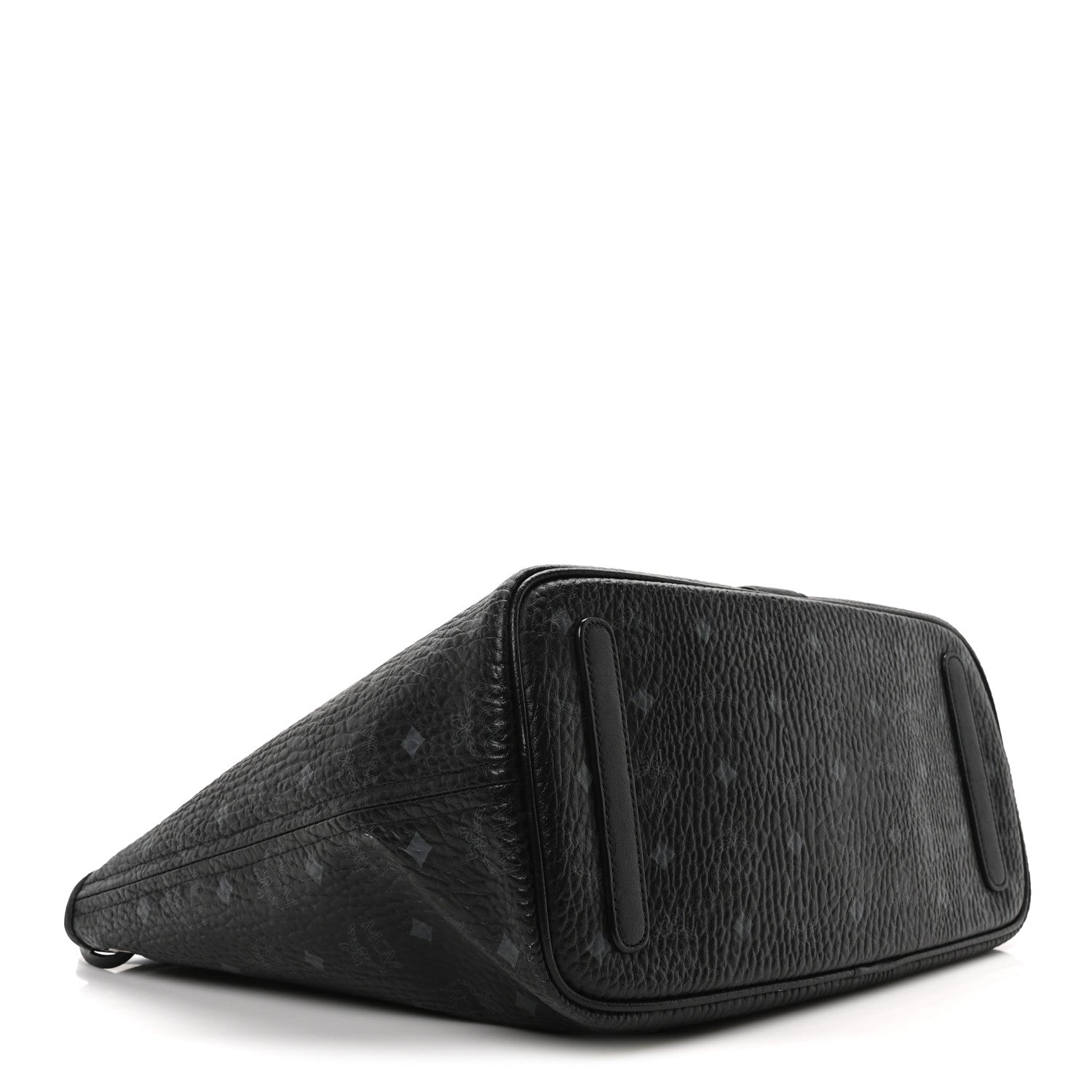 MCM Visetos Medium Liz Reversible Shopper Tote Black 5 of 17
