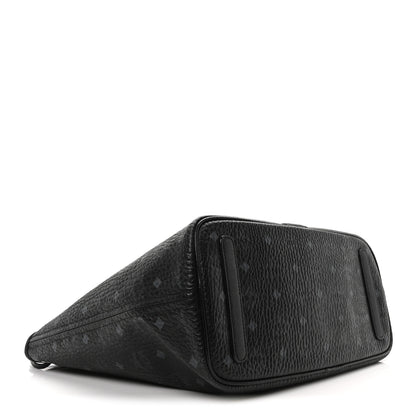 MCM Visetos Medium Liz Reversible Shopper Tote Black 5 of 17