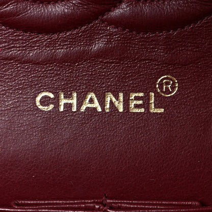 Chanel Lambskin Quilted Medium Double Flap Black 6 of 8
