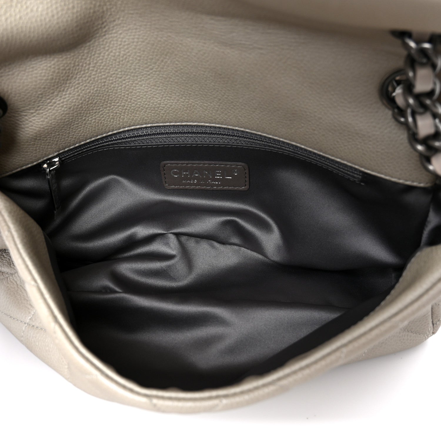 Chanel Caviar Quilted Coco Casual Flap Ivory 5 of 10