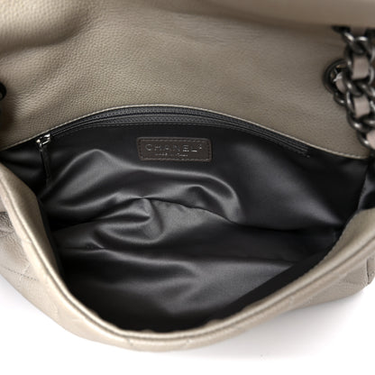 Chanel Caviar Quilted Coco Casual Flap Ivory 5 of 10