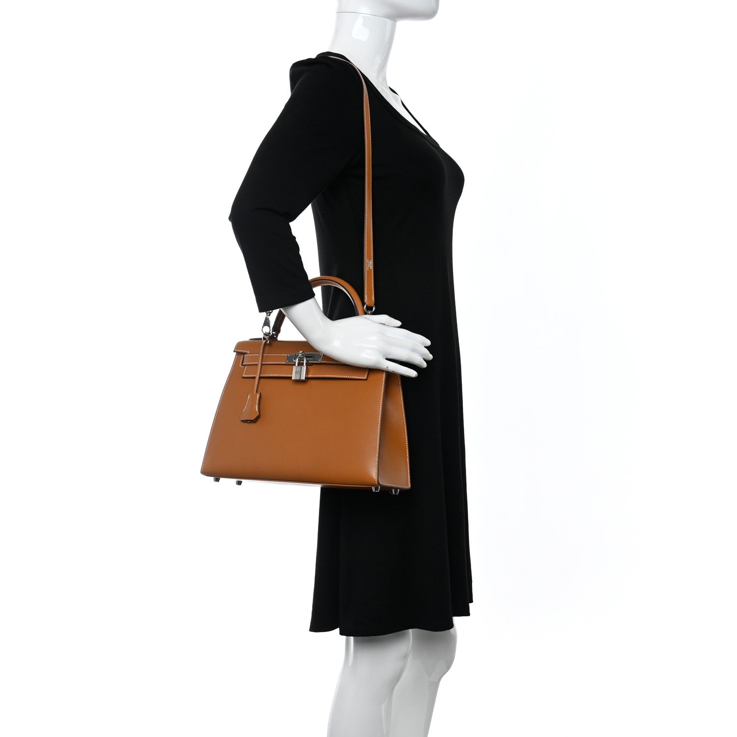 Hermes Veau Butler Kelly Sellier 28 Naturel Sable 2 of 11