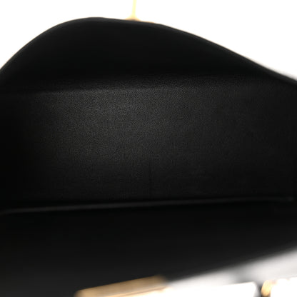 Hermes Chevre Chamkila Mini Kelly Sellier 20 Black 5 of 12