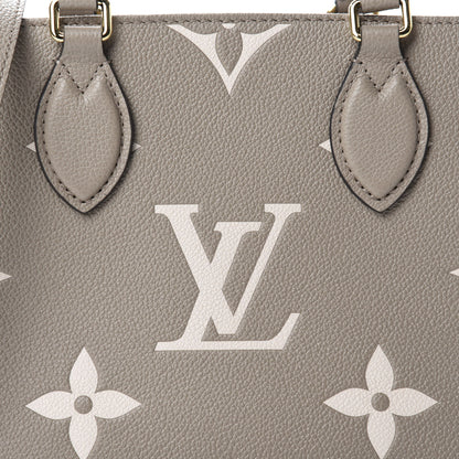 Louis Vuitton Empreinte Monogram Giant Onthego PM Tourterelle Creme 10 of 10
