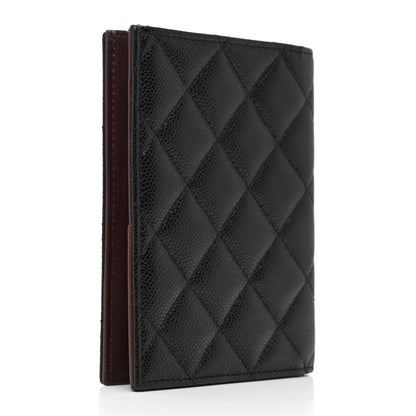 Chanel Caviar Quilted Passport Holder Black 3 of 8
