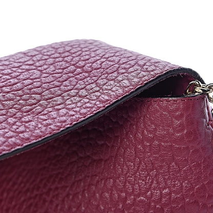 Burberry Signature Grain Medium Mildenhall Crossbody Bag Dark Plum 12 of 12
