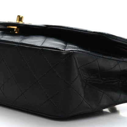 Chanel Lambskin Quilted Medium Double Flap Black 9 of 9