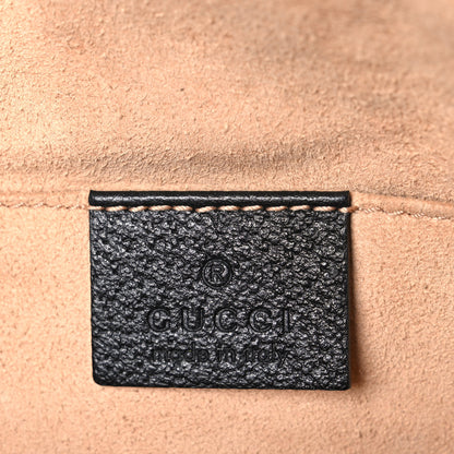 Gucci Suede Patent Web GG Small Ophidia Dome Shoulder Bag Black 6 of 10