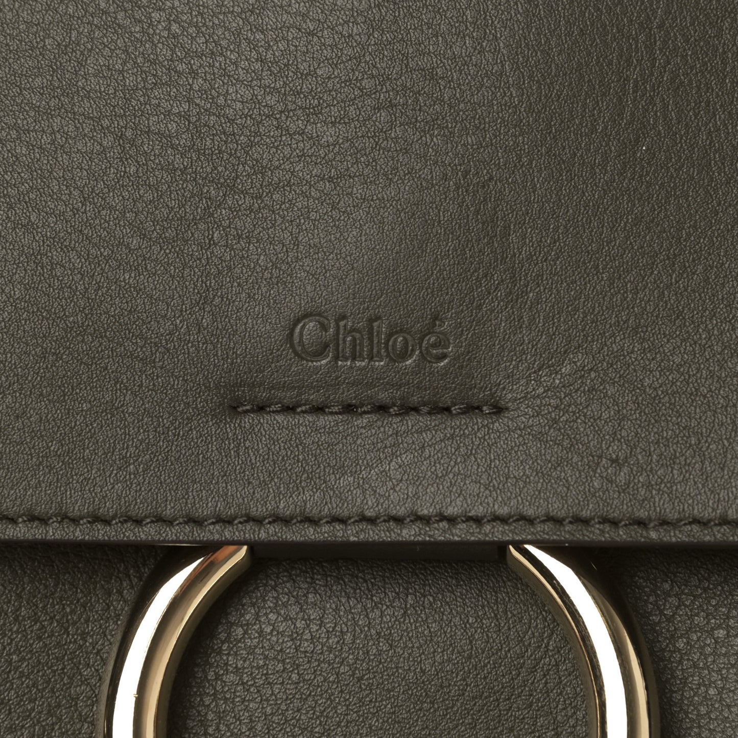 Calfskin Small Faye Day Shoulder Bag Deep Forest