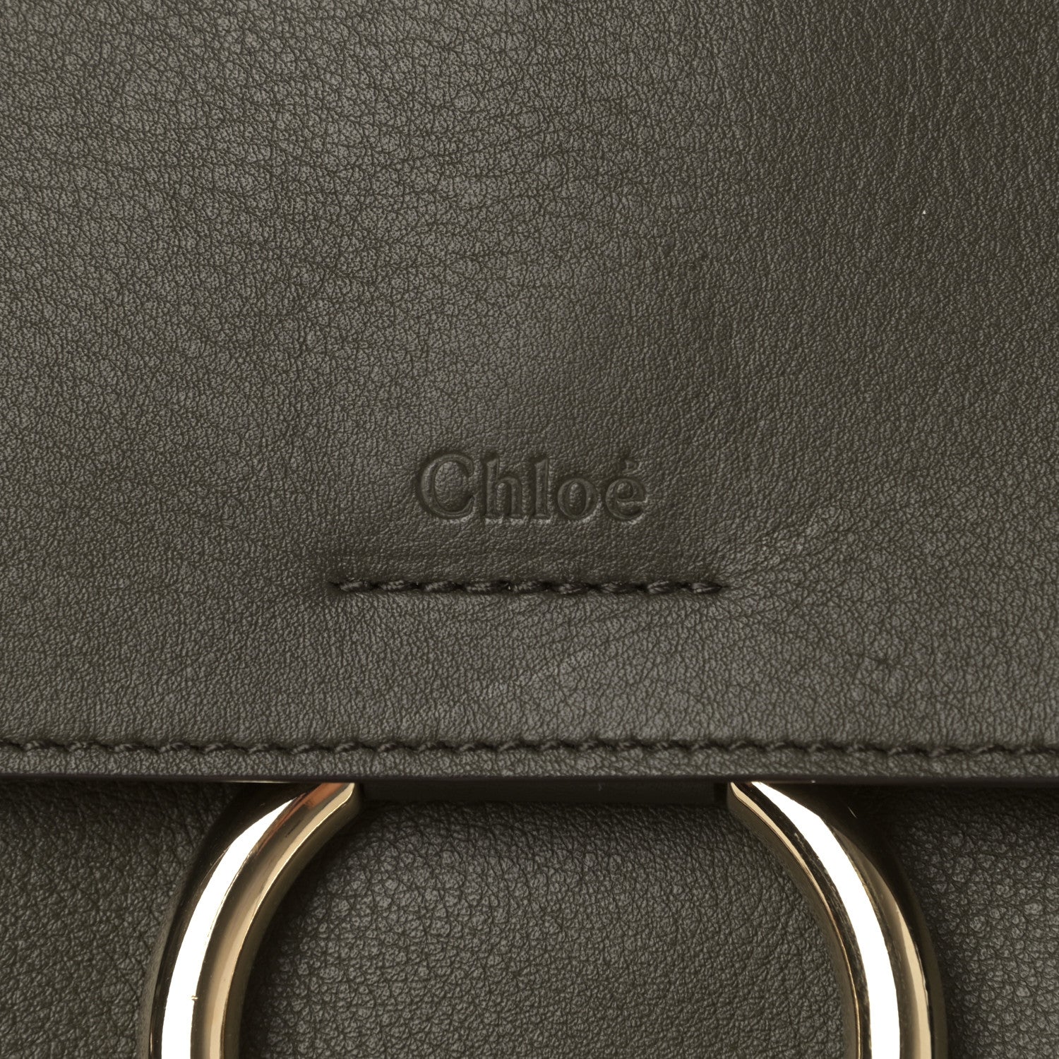 Chloe Calfskin Small Faye Day Shoulder Bag Deep Forest 10 of 10