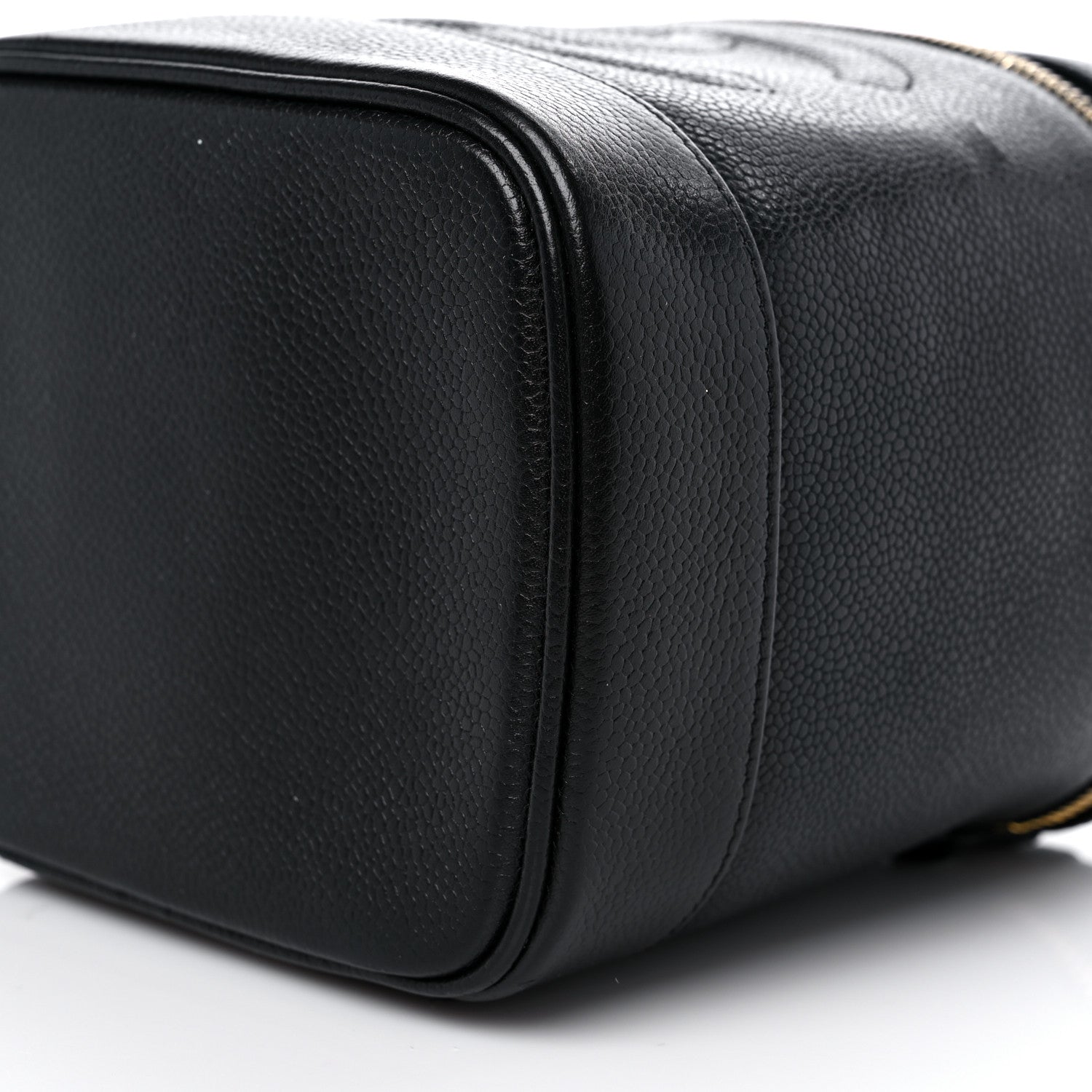 Chanel Caviar Vanity Cosmetic Case Black 10 of 15