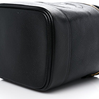 Chanel Caviar Vanity Cosmetic Case Black 10 of 15