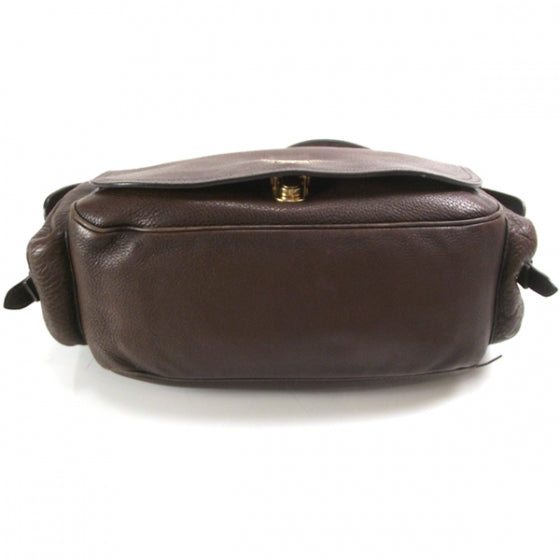 Prada Vitello Daino Messenger Bag Brown 4 of 12