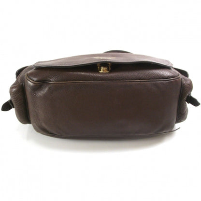 Prada Vitello Daino Messenger Bag Brown 4 of 12