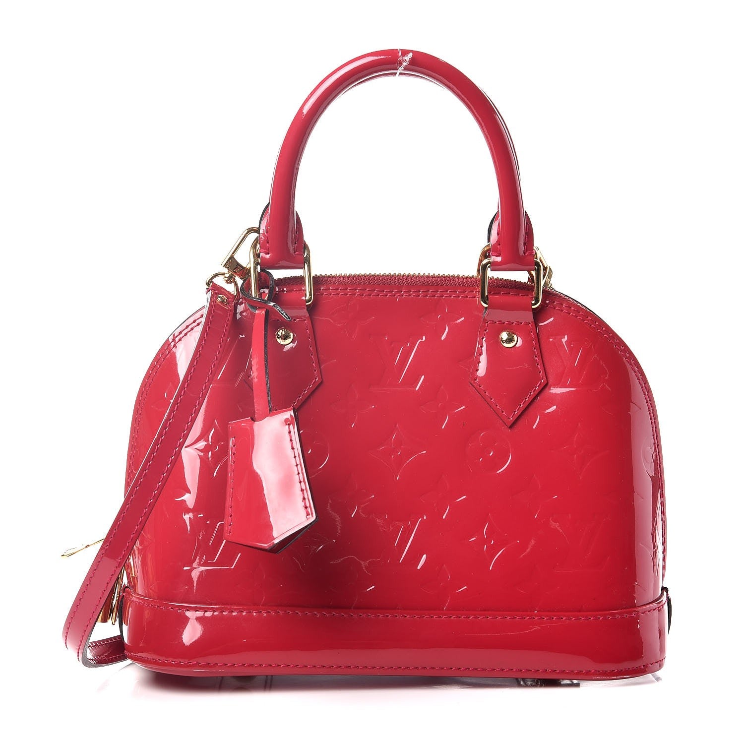 Louis Vuitton Vernis Alma BB Rose Indien 1 of 7