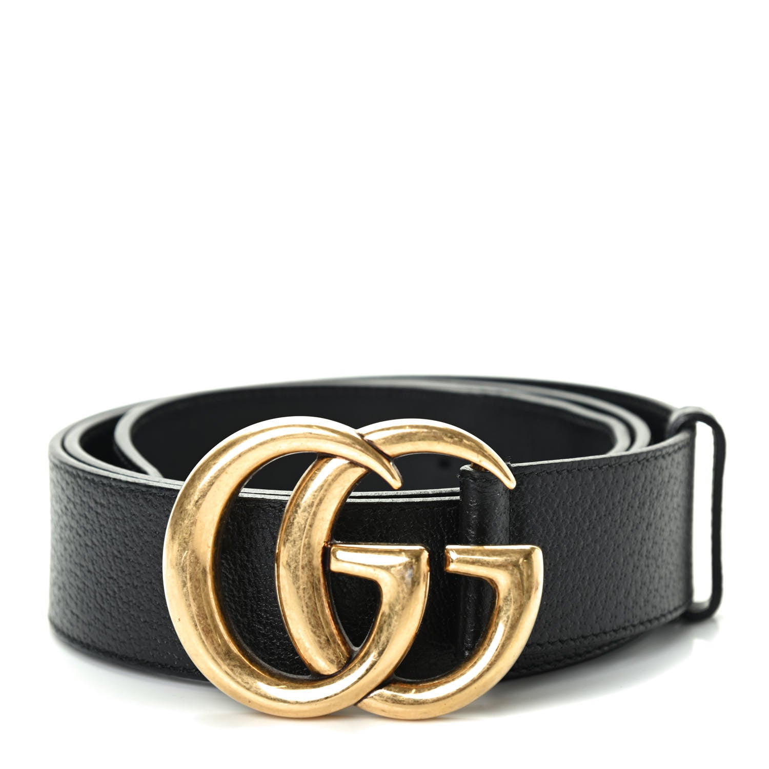 Gucci Textured Calfskin Double G 40mm Belt 100 40 Black 1 of 4