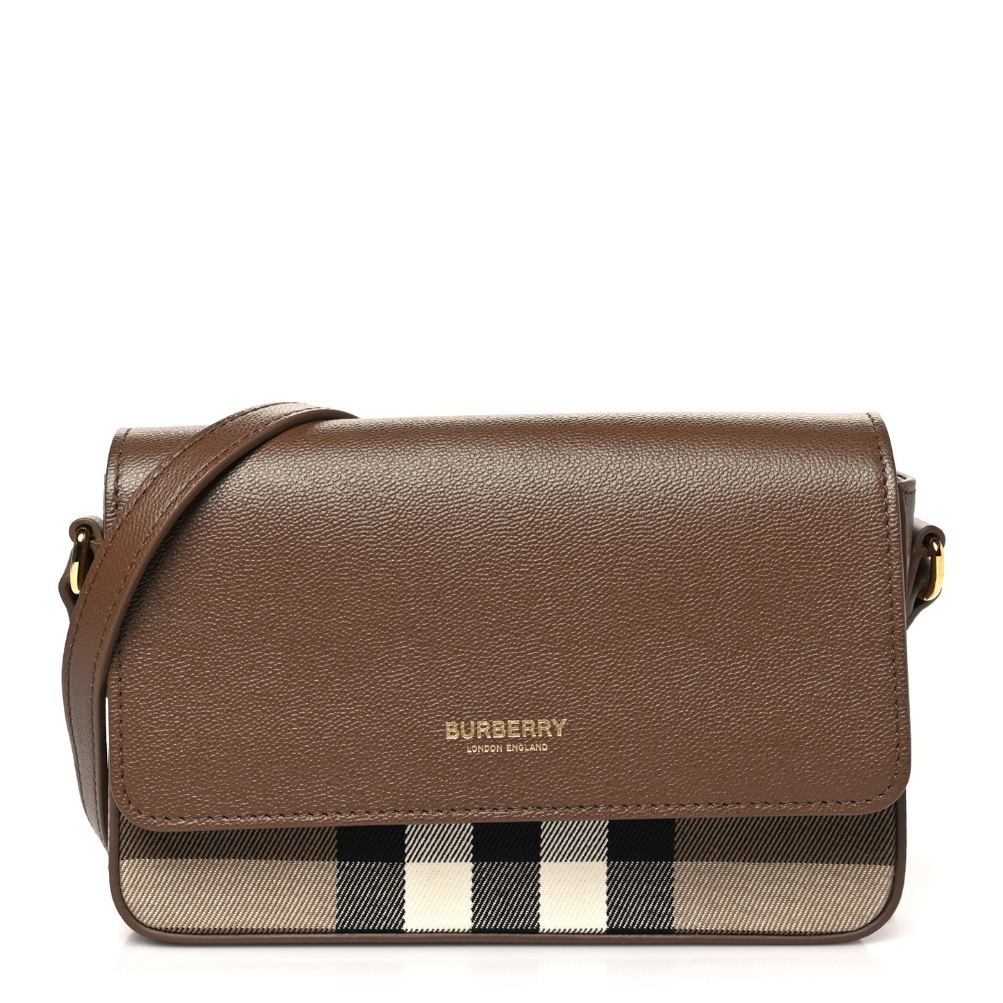 Grained Calfskin House Check Tartan Mix New Hampshire Earth