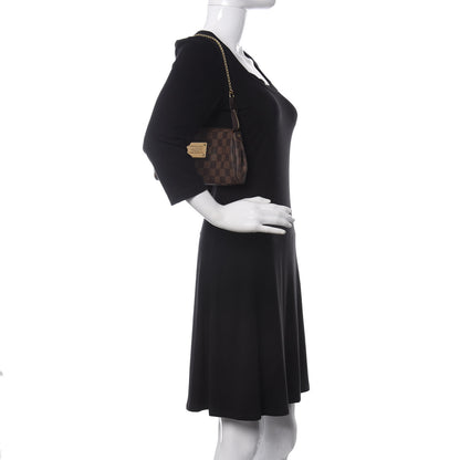Louis Vuitton Damier Ebene Eva Clutch 2 of 15