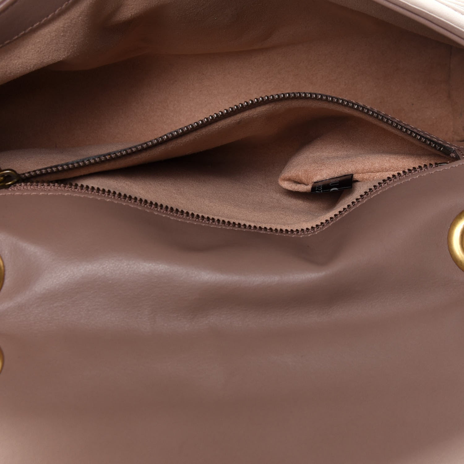 Gucci Calfskin Matelasse Small GG Marmont Shoulder Bag Porcelain Rose 4 of 7