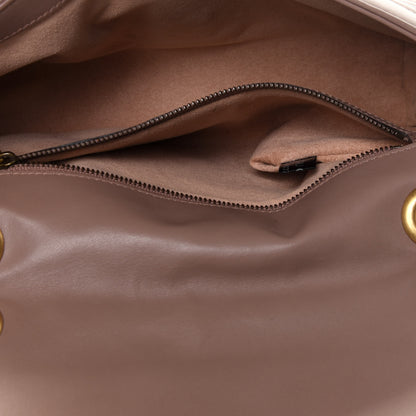 Gucci Calfskin Matelasse Small GG Marmont Shoulder Bag Porcelain Rose 4 of 7