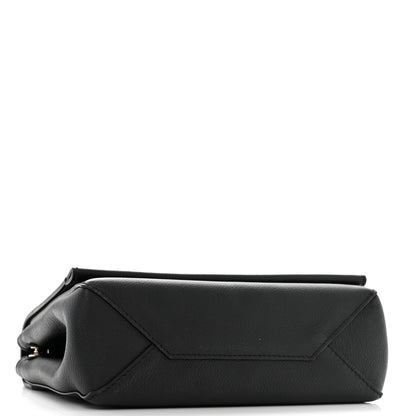 Louis Vuitton Calfskin Lockme II Chain Bag BB Black 4 of 9