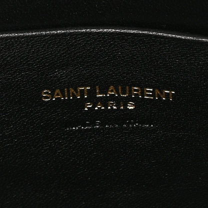 Saint Laurent Grain De Poudre Matelasse Monogram Mini Lou Camera Bag Blanc Vintage 6 of 8