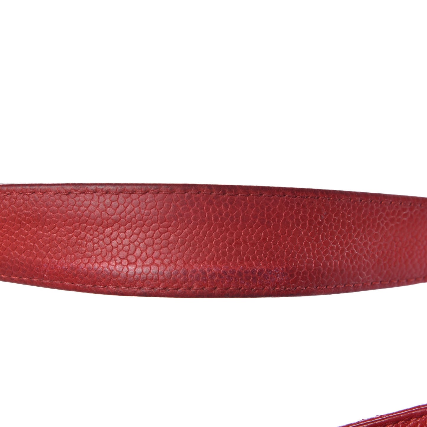 Caviar Quilted Grand Shopping Tote GST Red