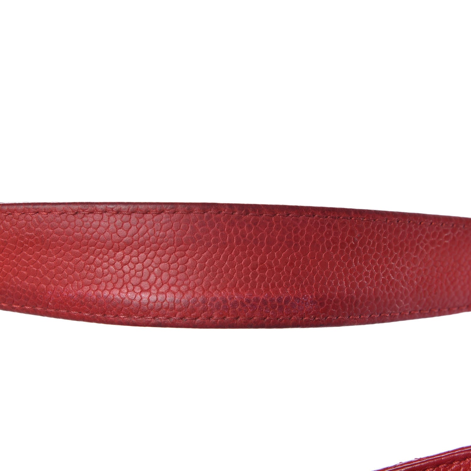 Chanel Caviar Quilted Grand Shopping Tote GST Red 13 of 19