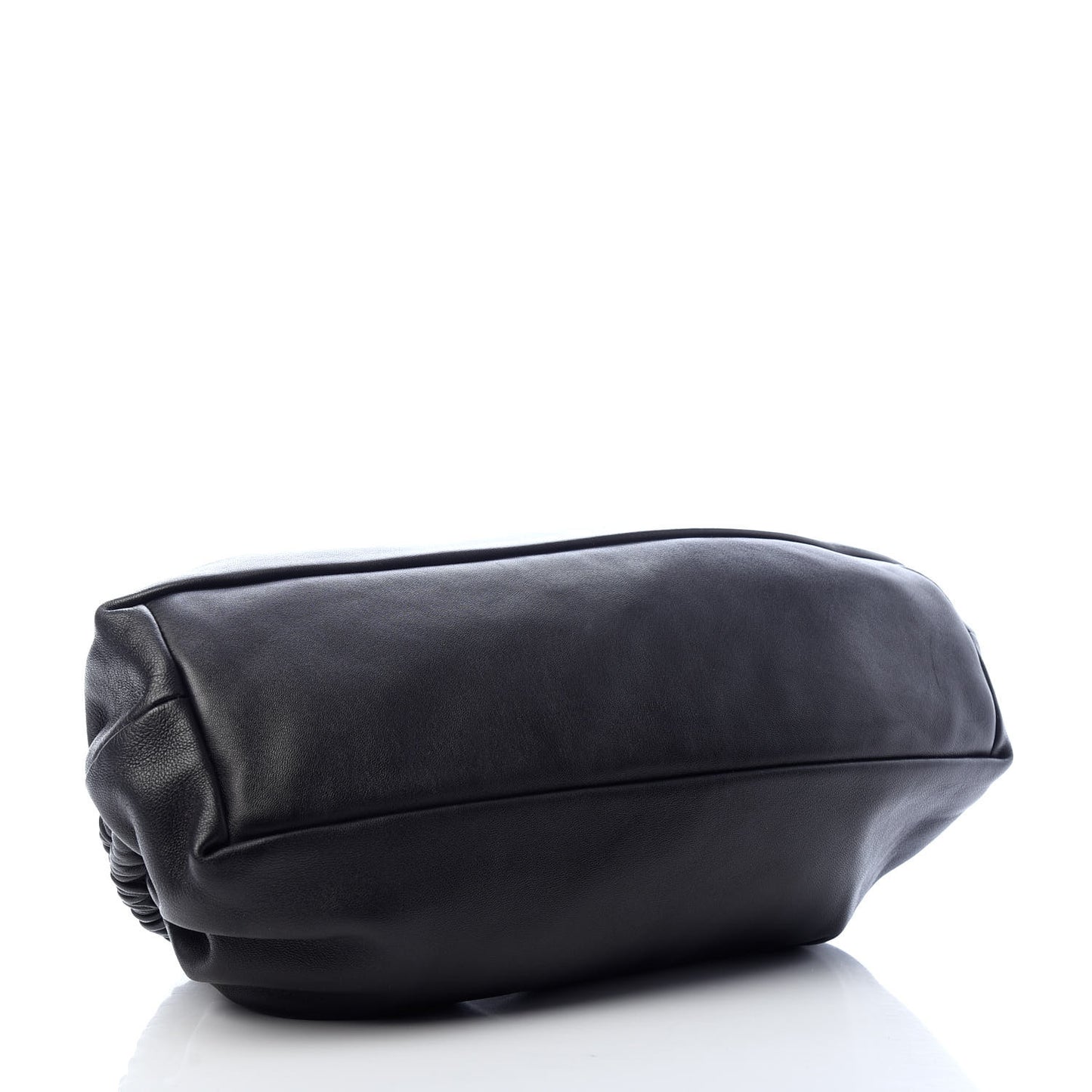 Lambskin Cloud Clutch Black Flamma