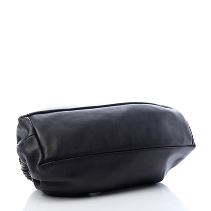 Mansur Gavriel Lambskin Cloud Clutch Black Flamma 4 of 9