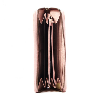 Gucci Calfskin Butterfly Farfalla Zip Around Wallet Perfect Pink 6 of 9