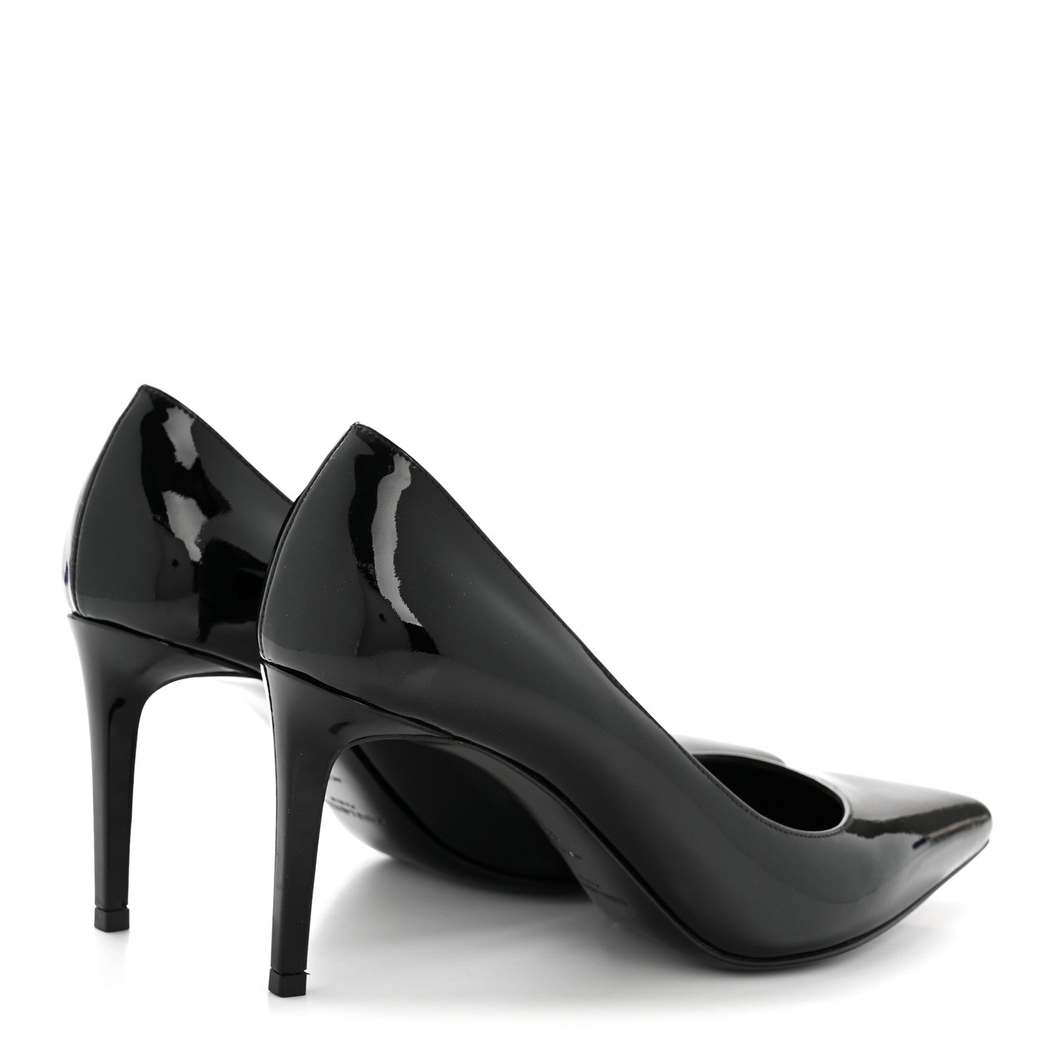 Saint Laurent Patent Classic Paris 105 Escarpin Pumps 36 Black 5 of 11