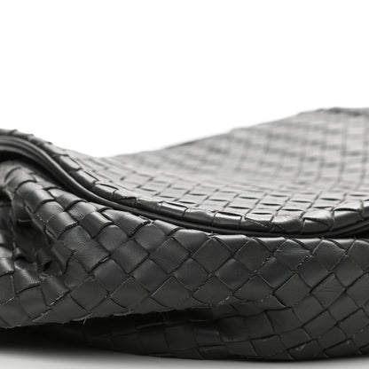 Bottega Veneta Nappa Intrecciato Message Bag Grey 9 of 11