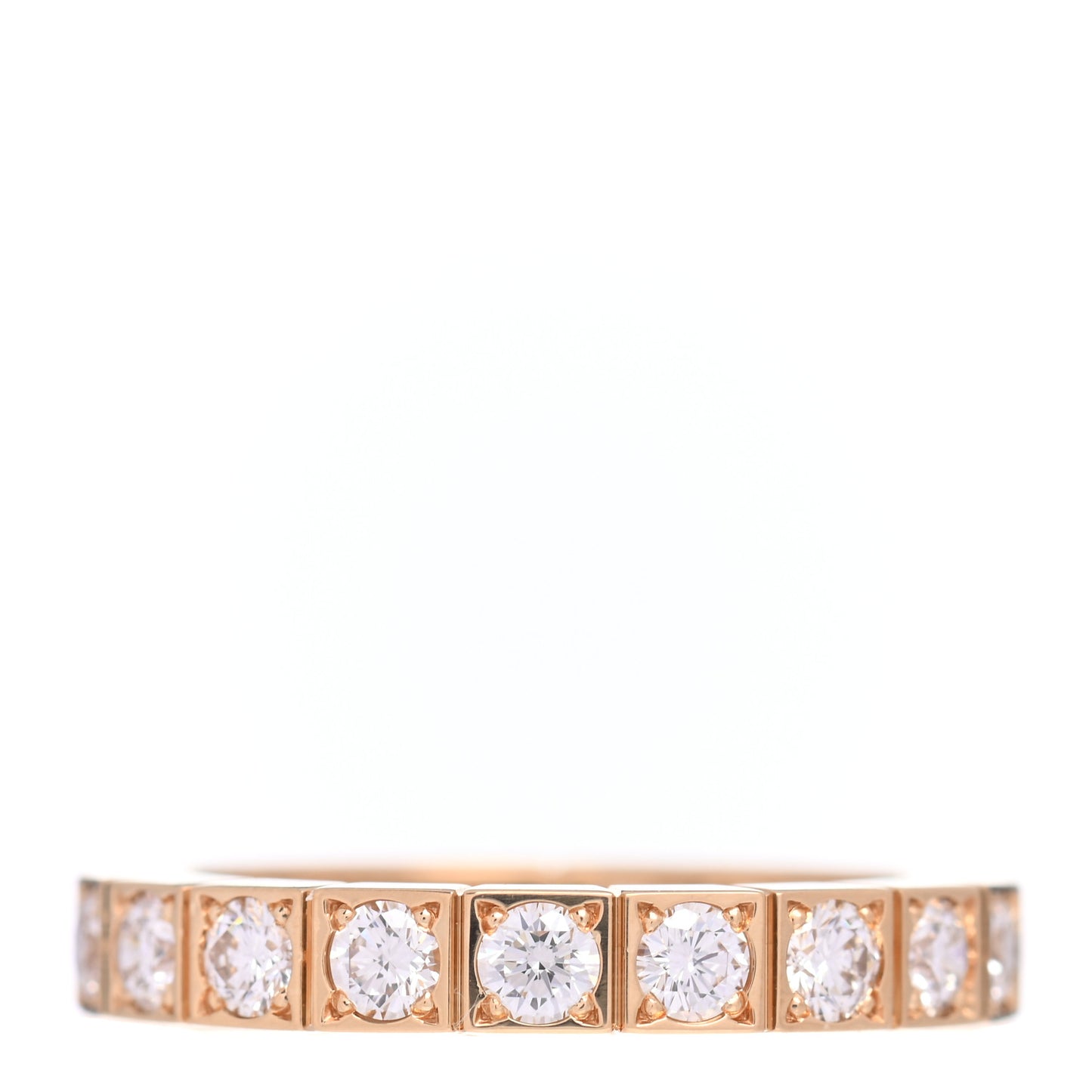 18K Yellow Gold Diamond Lanieres Eternity Ring 47 4