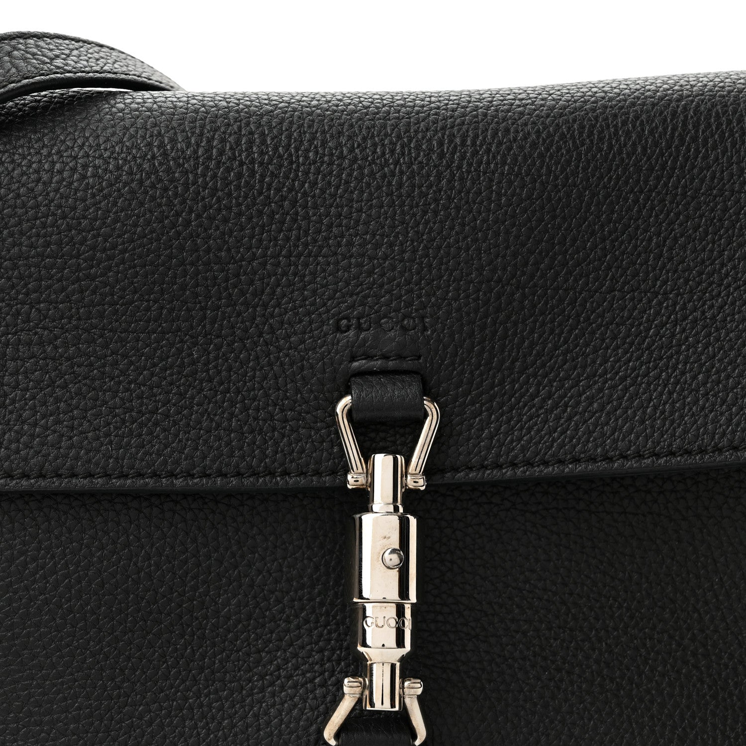 Gucci Soft Calfskin Small Jackie Shoulder Bag Black 8 of 10
