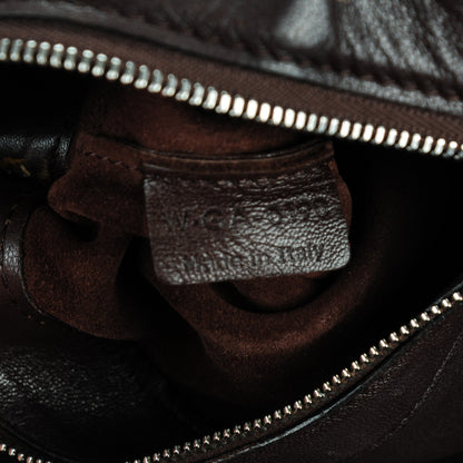Celine Python Lambskin Horizontal Zipper Gusset Cabas 7 of 8