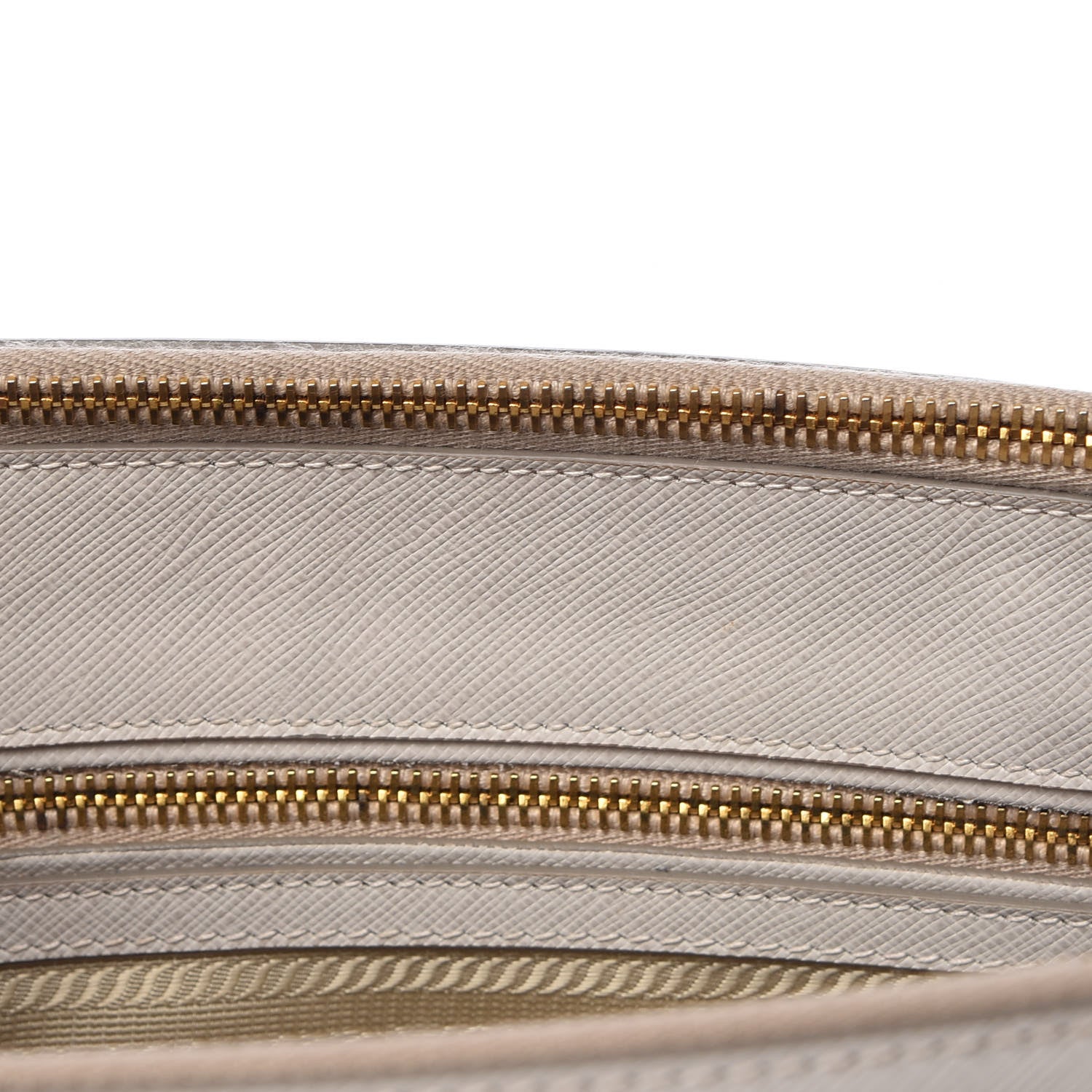 Prada Saffiano Lux Colorblock Medium Galleria Double Zip Tote Pomice Talco 11 of 12