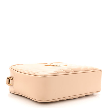 Saint Laurent Calfskin Matelasse Monogram Lou Camera Bag Dark Beige 4 of 10