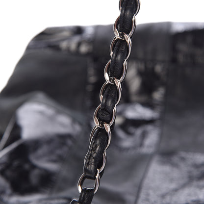 Chanel Patent Patchwork Large Brooklyn Tote Black 9 of 16