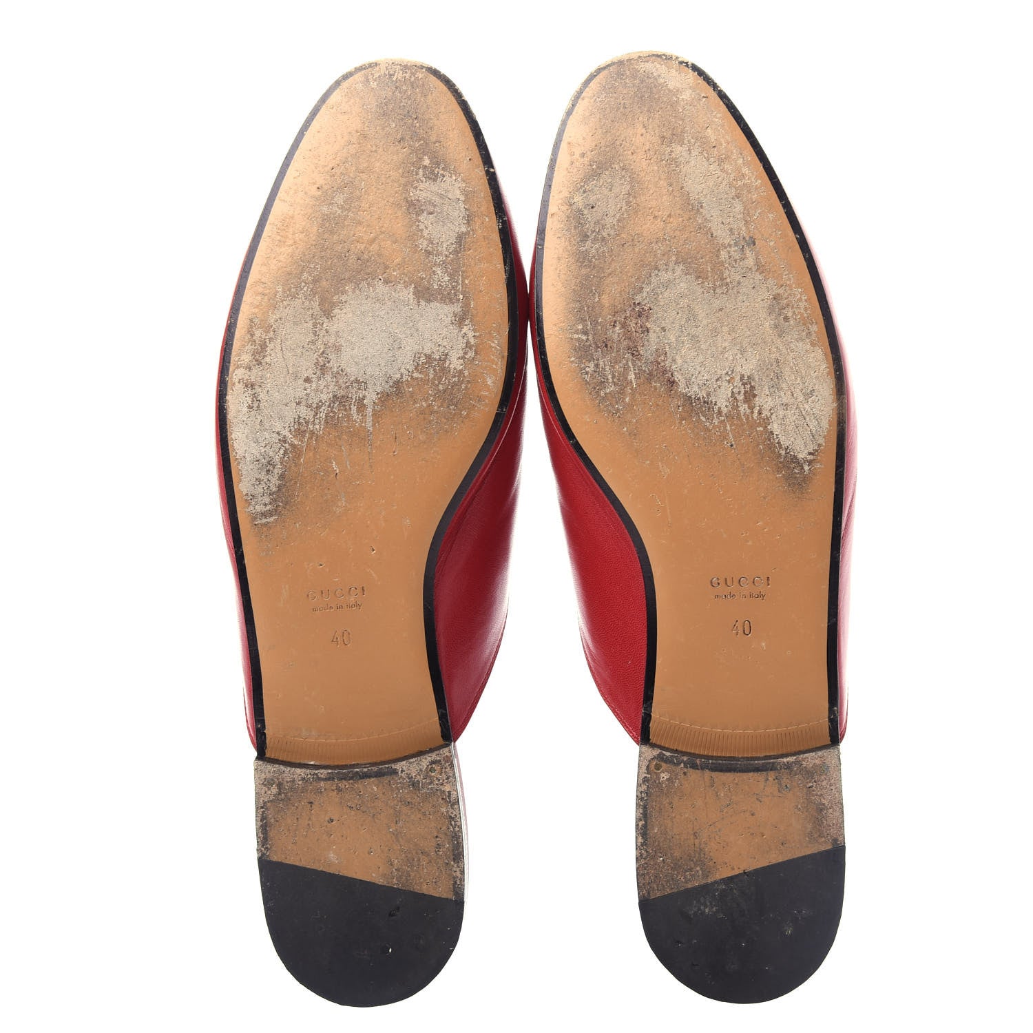 Gucci Malaga Kid Womens Princetown Slippers 40 Hibiscus Red 6 of 11